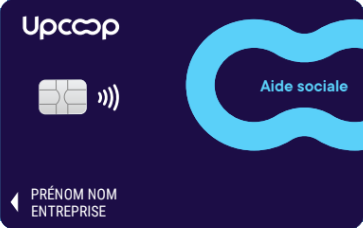 Cartão Upcoop com chip e tecnologia contactless, para benefícios de apoio social